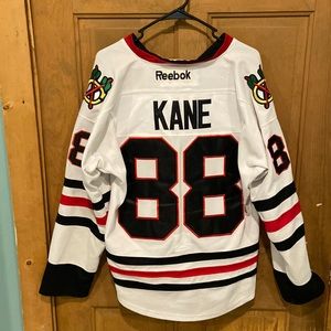 Chicago Blackhawks Patrick Kane Visitor White Jersey